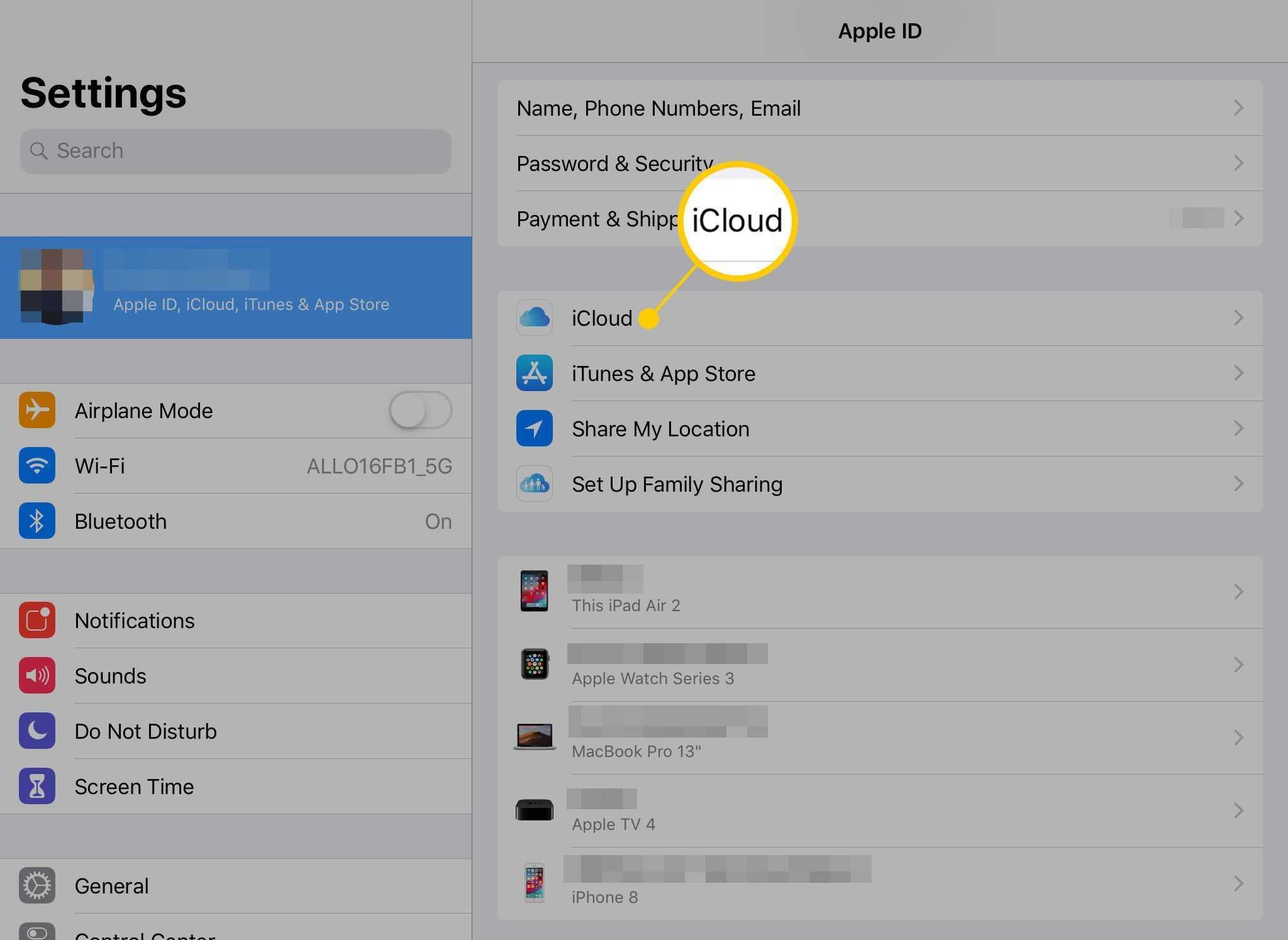 Данные айклауда. ICLOUD меню. IPAD ICLOUD. Настройки ICLOUD. Айпад айклауд.