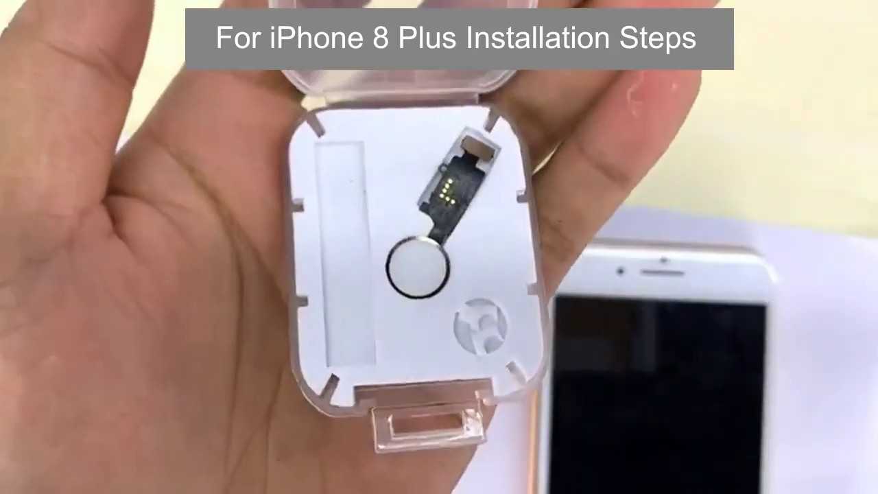 Как починить кнопку домой и touch id в iphone