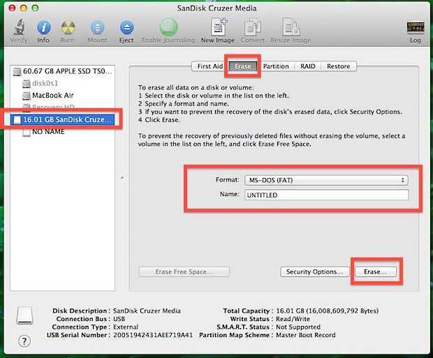 Какая файловая система mac лучше всего подходит для внешнего диска?
