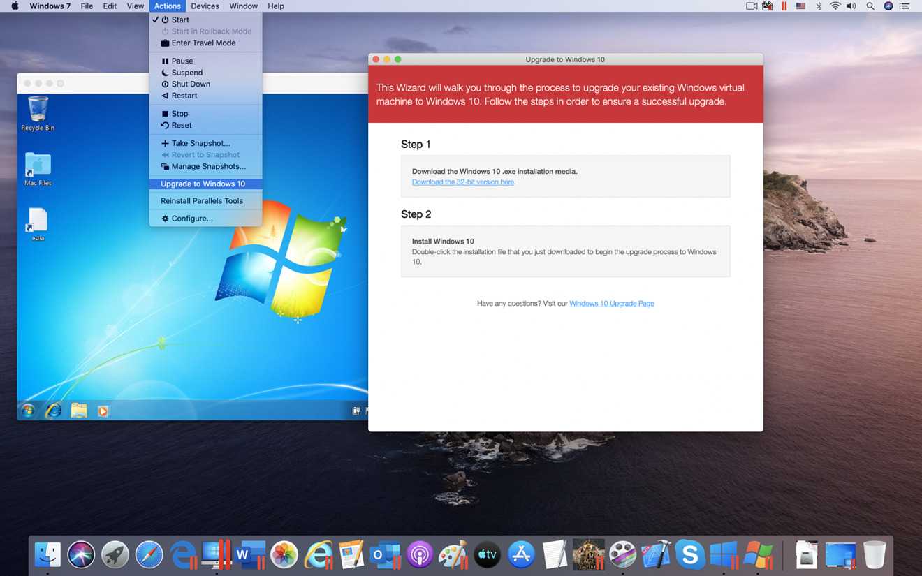 Как просто установить windows 10 на внешний диск компьютера mac